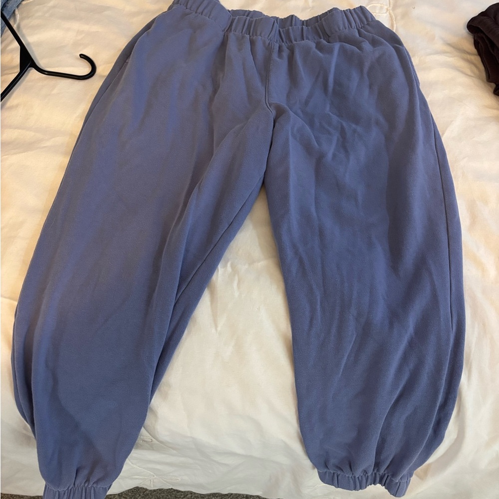 GAP Lavender Blue Elastic Waist Track Pants